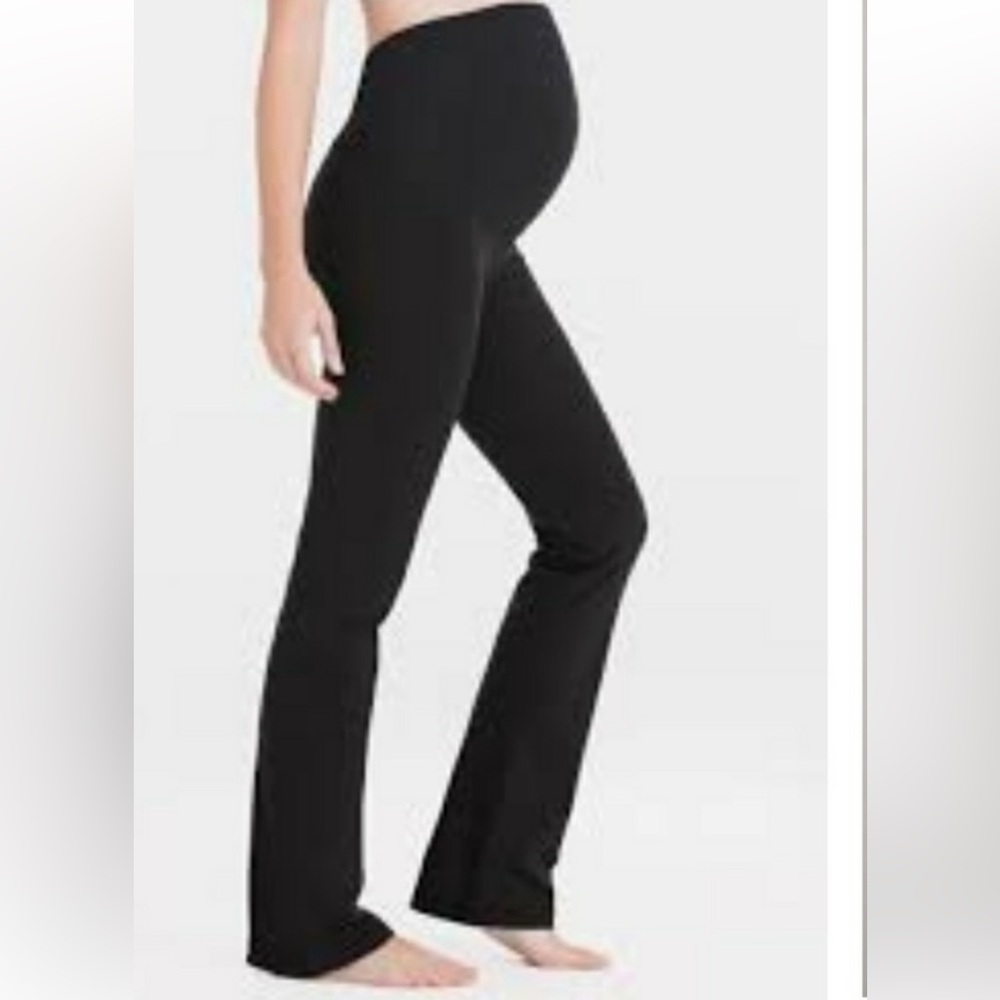 Noppies Maternity Black Boot Cut Pants‎ Size Medium NWT